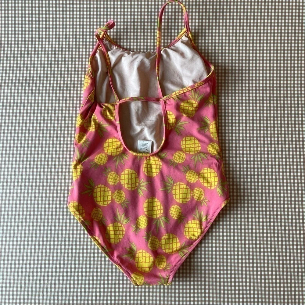 Crewcuts pineapple print‎ swimsuit. Girl size 10